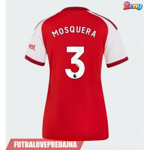 Lacne Ženy Futbalové dres Arsenal Cristhian Mosquera #3 2026-27 Krátky Rukáv - Domáci